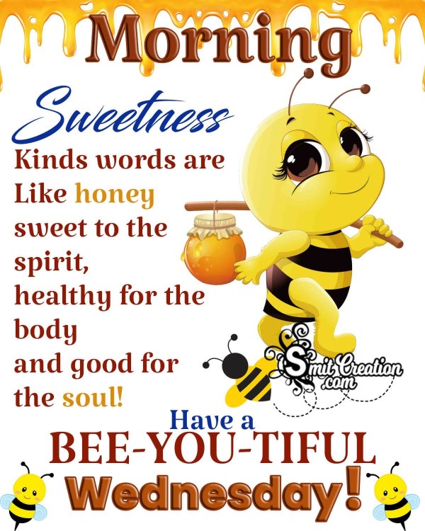 BEE-YOU-TIFUL Wednesday Quote Image