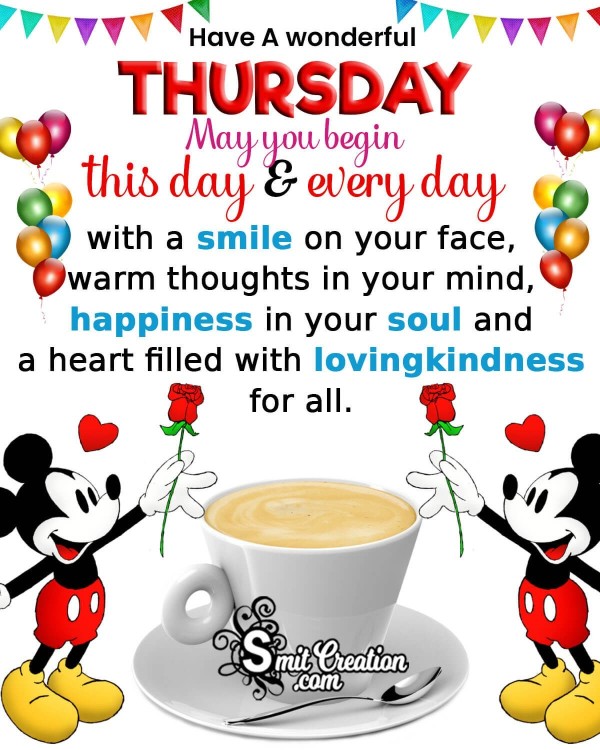 Wonderful THURSDAY Message Photo