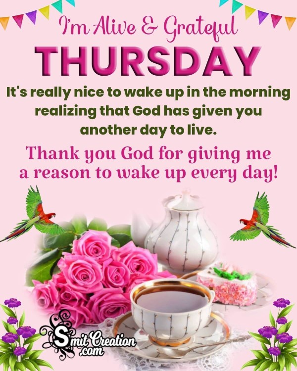 Grateful THURSDAY Quote Image
