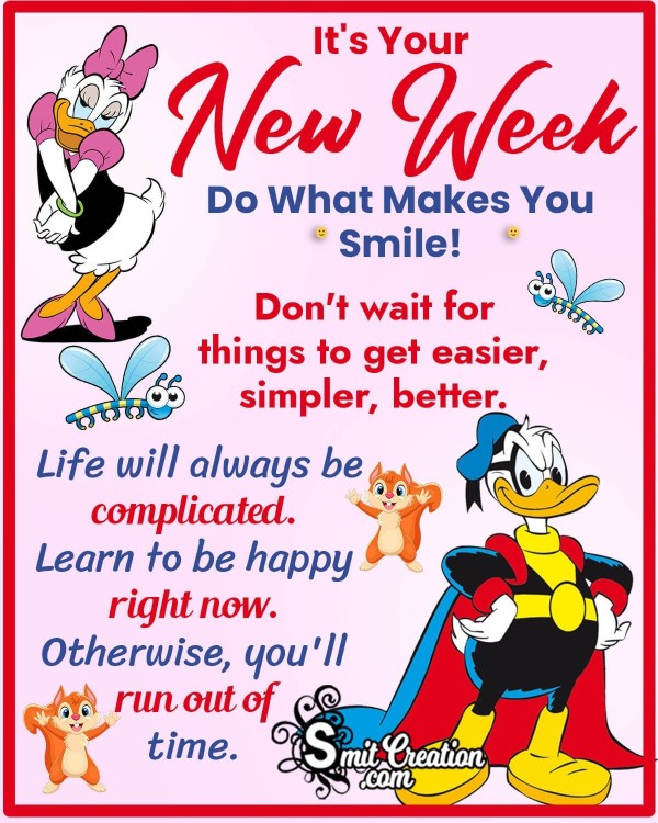New Week Message Image