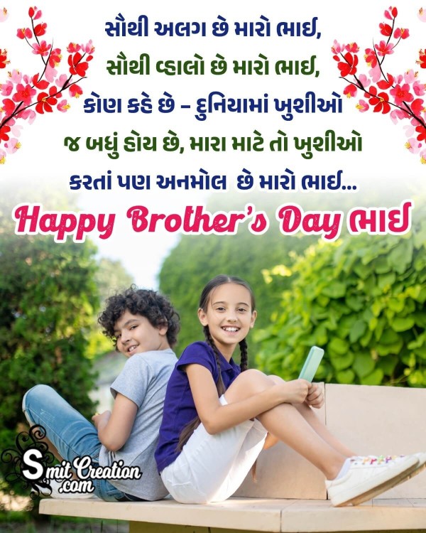 Happy Brother’s Day Message Pic