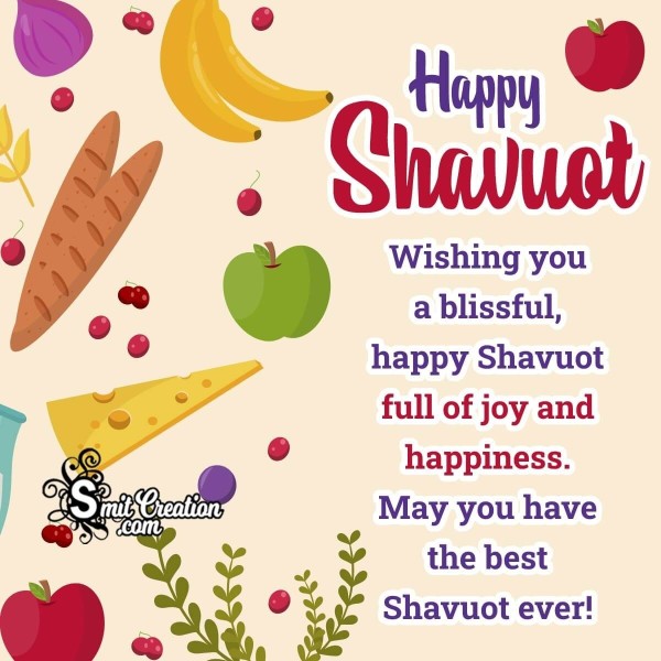 Happy Shavuot Wishing Pic