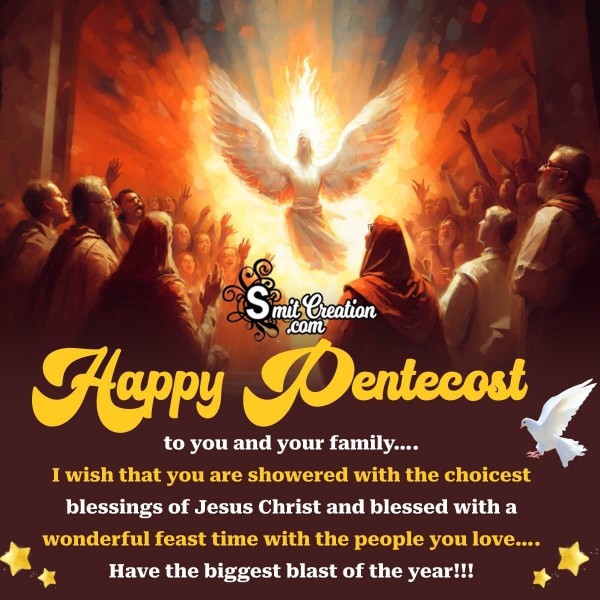 Happy Pentecost Wish Pic For Friends And Family