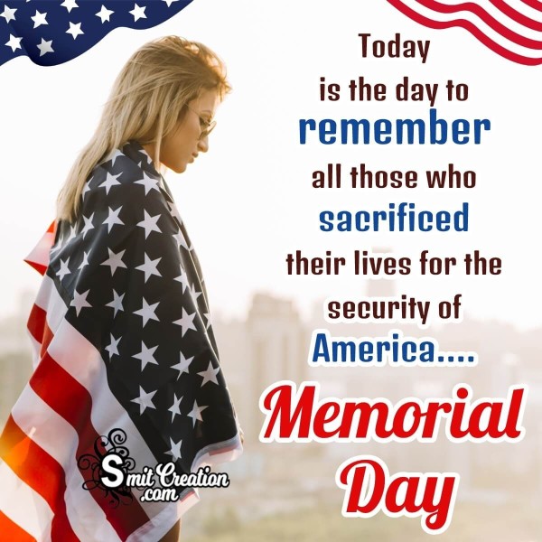 Memorial Day Whatsapp Status Pic