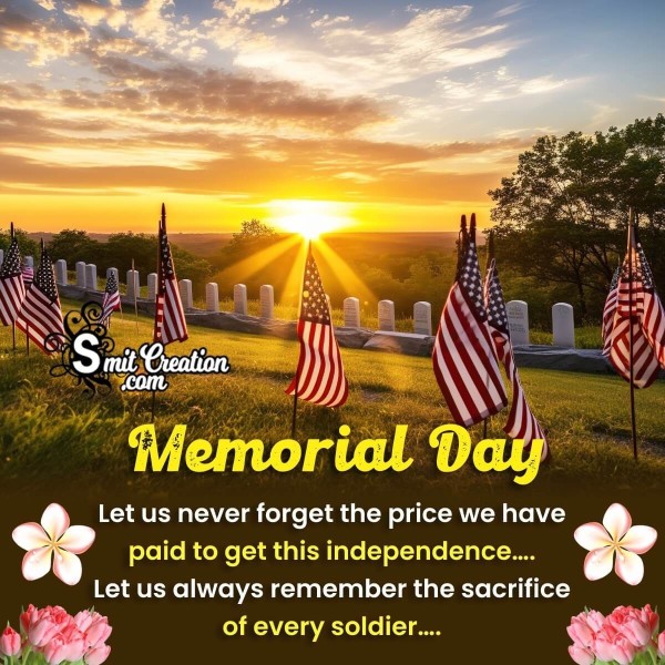 Memorial Day Message Photo
