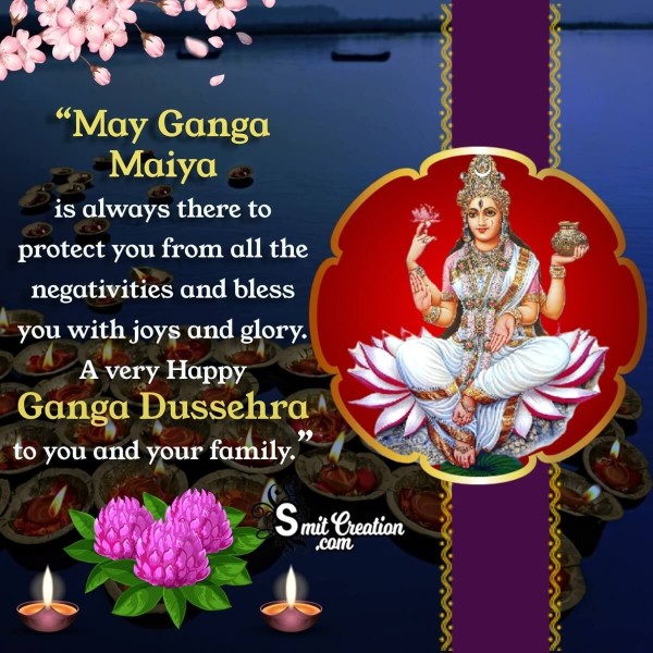 Wonderful Ganga Dussehra Message Pic