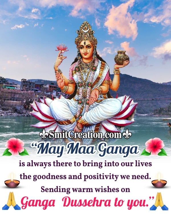 Ganga Dussehra Message Photo For Friends