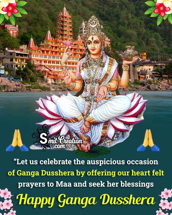 Happy Ganga Dussehra Whatsapp Status Pic