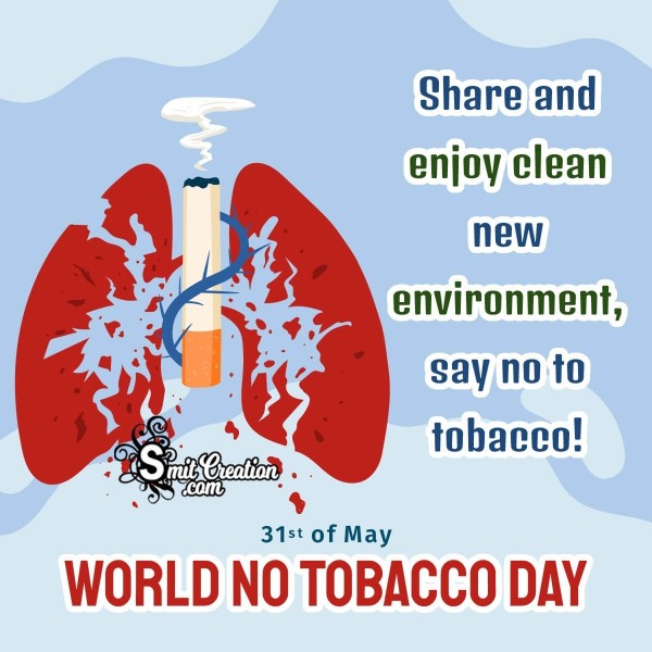 World No Tobacco Day Quote Picture