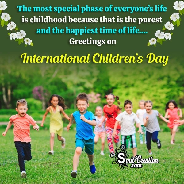 Happy International Children’s Day Quote Picture