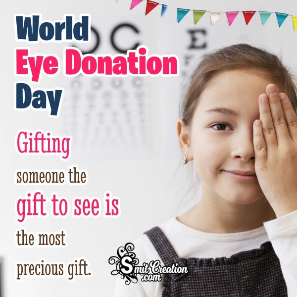World Eye Donation Day Message Photo
