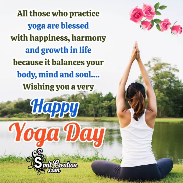 Happy International Yoga Day Wish Picture