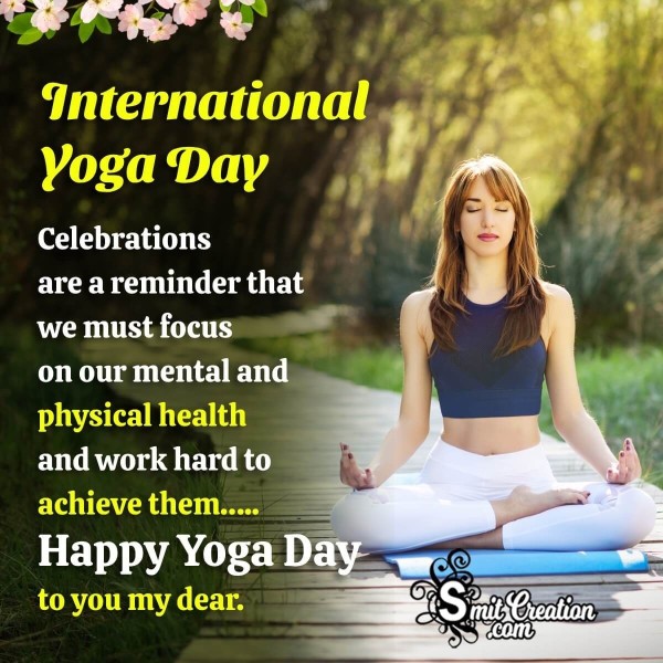 International Yoga Day Message Pic