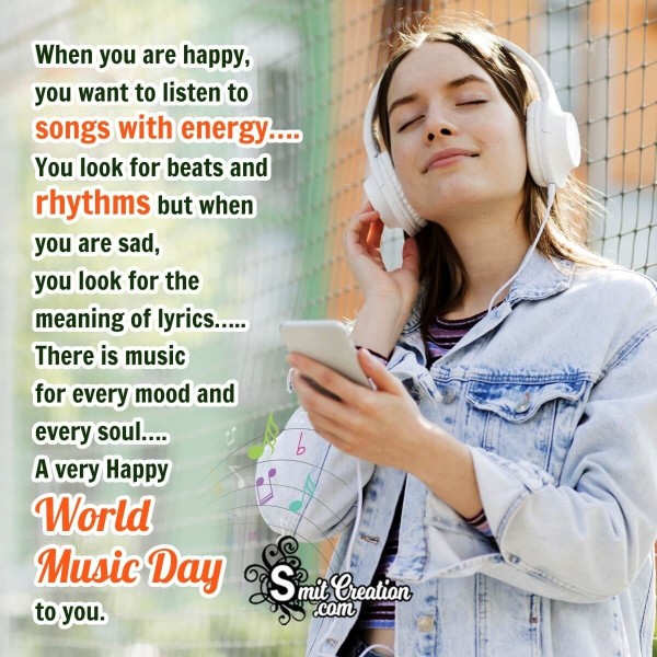 World Music Day Message Picture