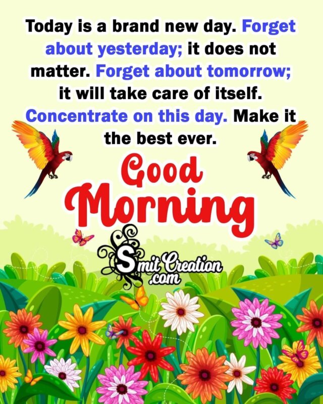 Wonderful Good Morning Message Photo - SmitCreation.com