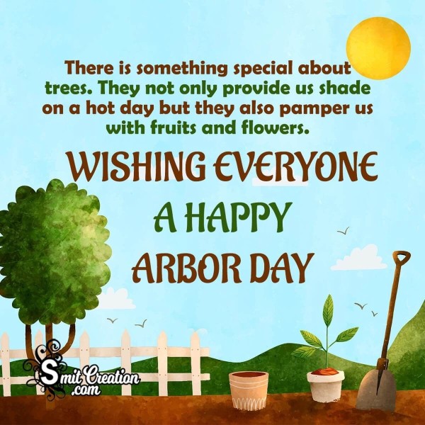 Happy Arbor Day Status Photo