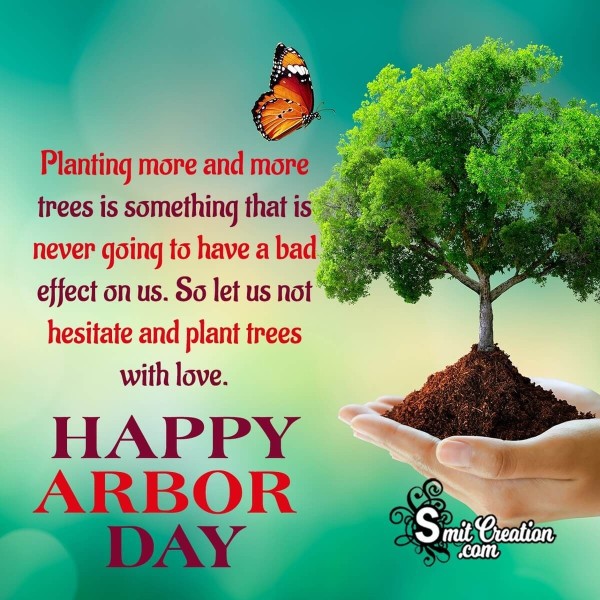 Happy Arbor Day Message Picture