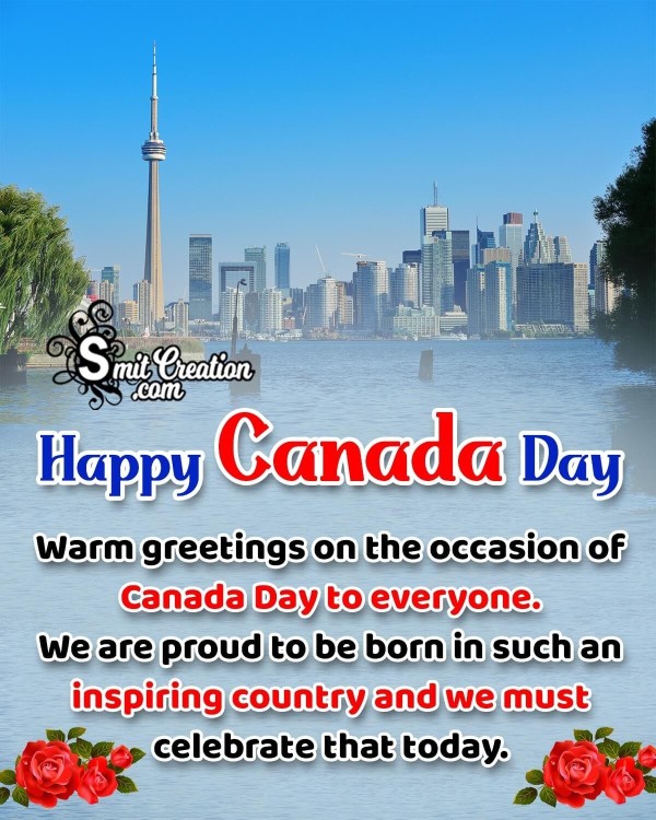 Happy Canada Day Wish Picture