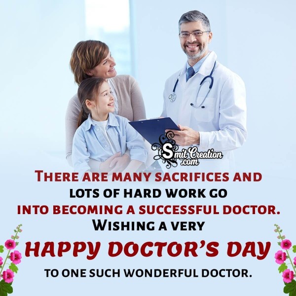 Happy Doctors Day Wishing Photo