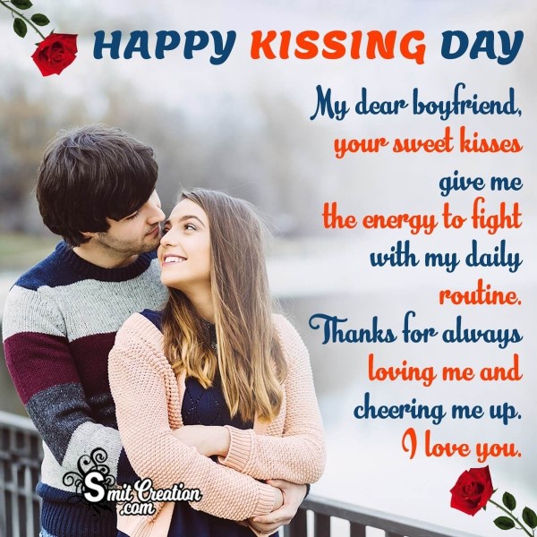 Happy Kissing day Wish Photo