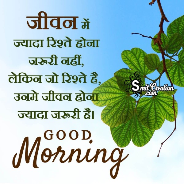 Fantastic Morning Hindi Message Picture