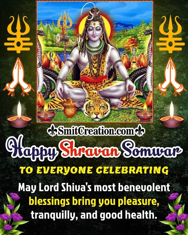 Happy Shravan Somwar Blessings Pic
