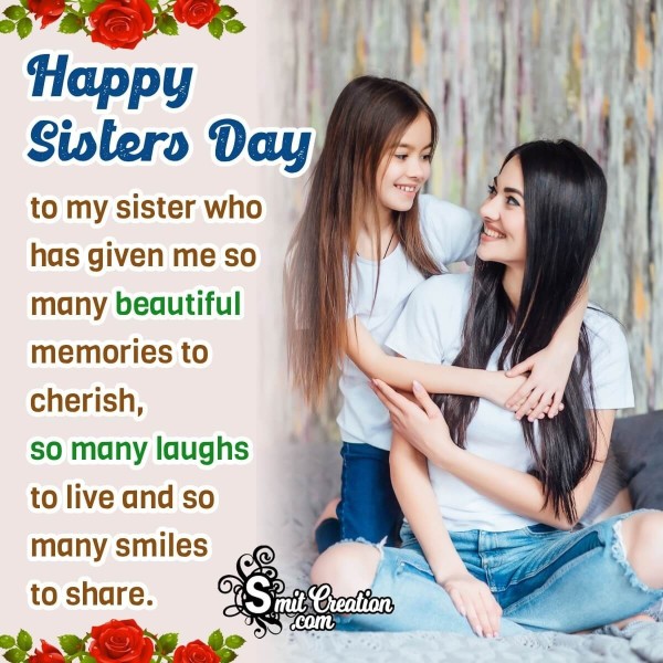 Happy Sisters Day Message Image