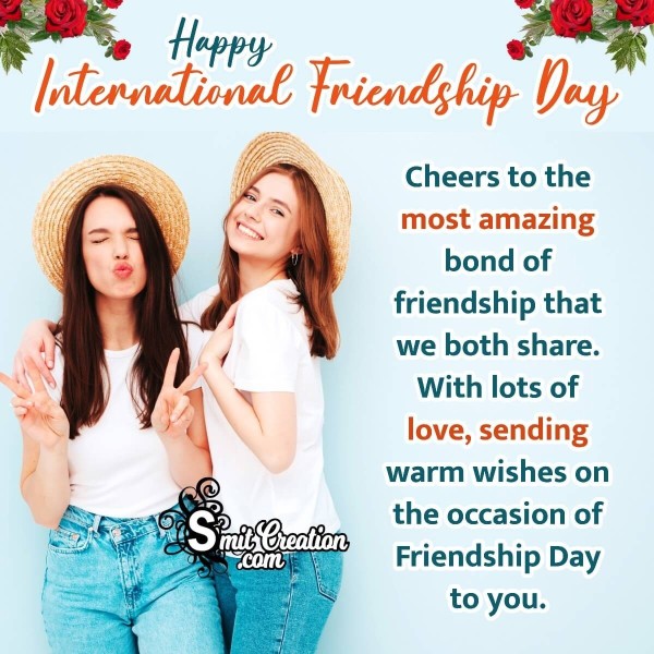 Happy Friendship Day Warm Wishes