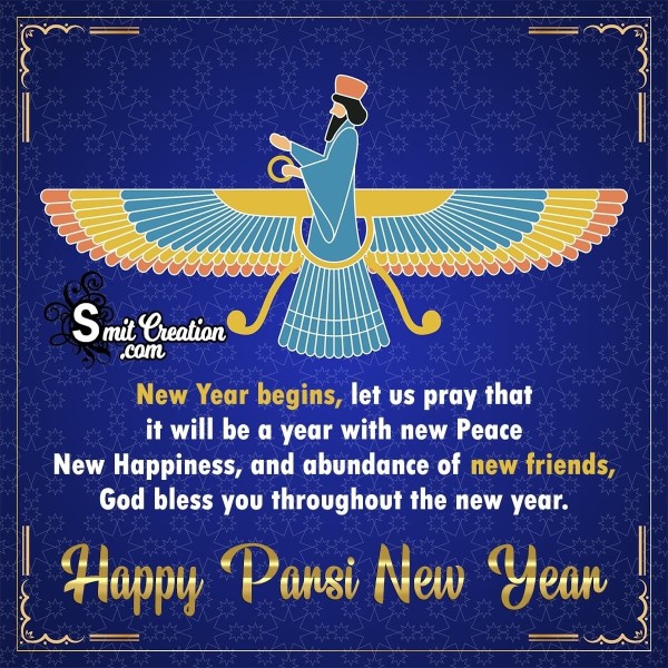 Happy Parsi New Year Greeting Picture
