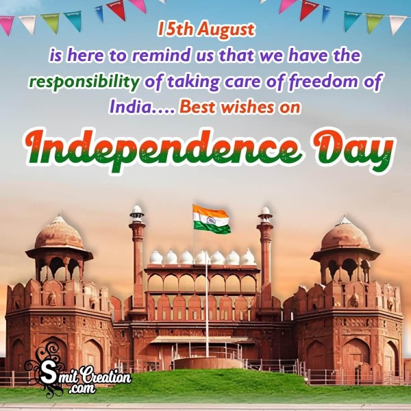 15 August Happy Independence Day Pic