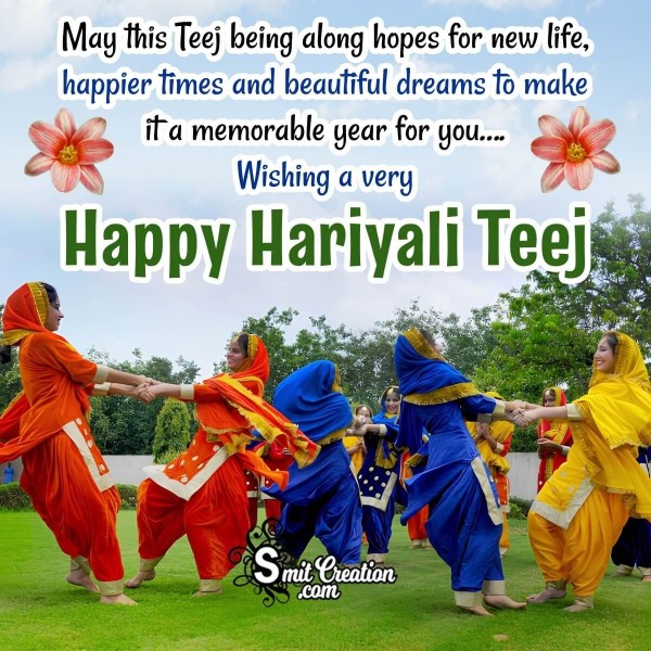 Happy Hariyali Teej Wish Pic