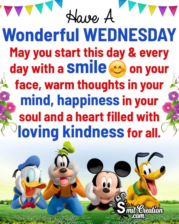 Wonderful Wednesday Message Photo