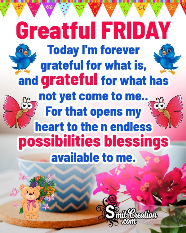 Greatful Friday Message Pic