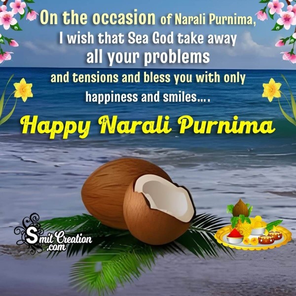 Happy Narali Purnima Blessing Photo