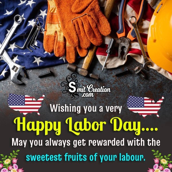 Happy Labor Day Wish Photo