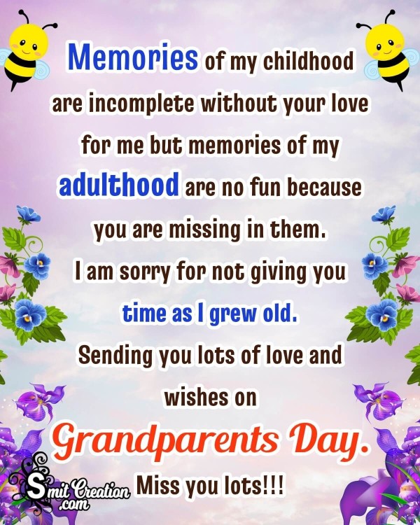 Happy Grandparents day Message Picture