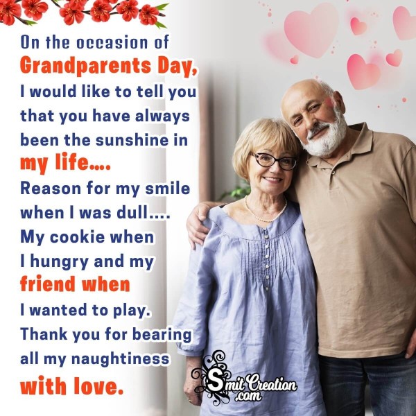 Grandparents day Wishes, Messages Images