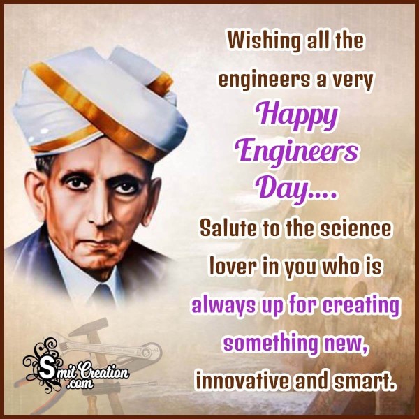 Happy Engineers Day Greeting Photo