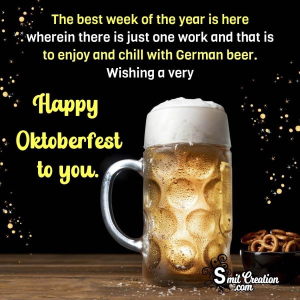 Happy Oktoberfest Wish Photo