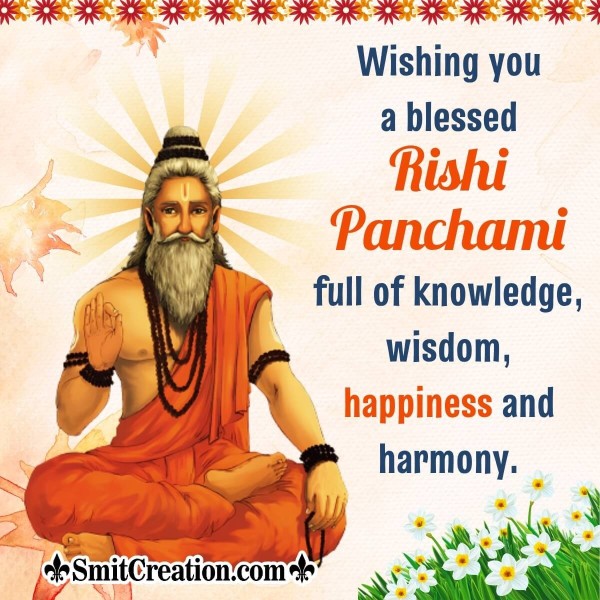 Happy Rishi Panchami Wish Photo