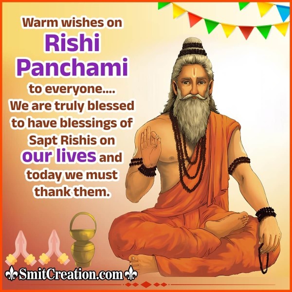 Happy Rishi Panchami Blessings Picture