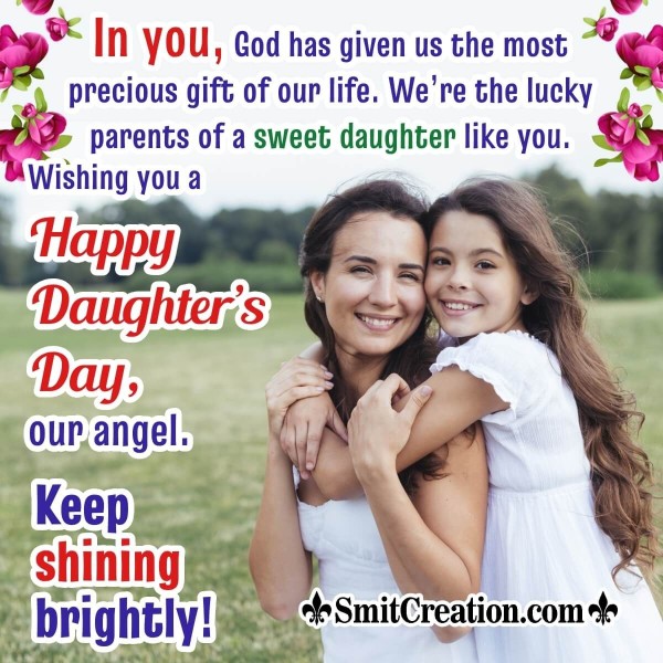 Happy Daughters Day Wish Picture