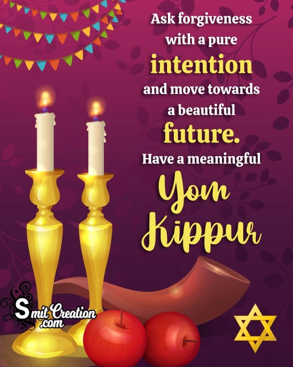 Happy Yom Kippur Wish Photo