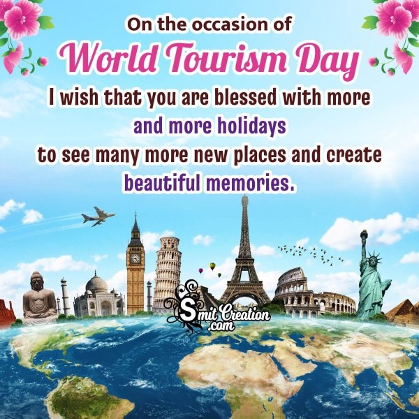 Happy World Tourism Day Wishes, Messages, Quotes Images