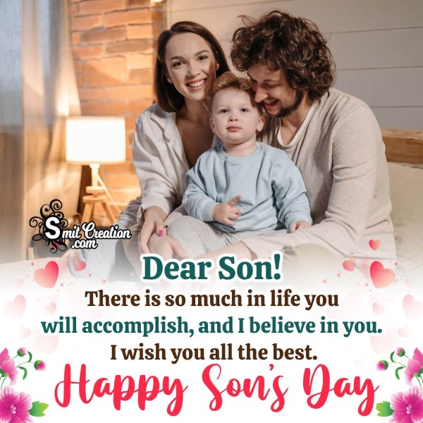 Happy Son’s Day Wish Picture