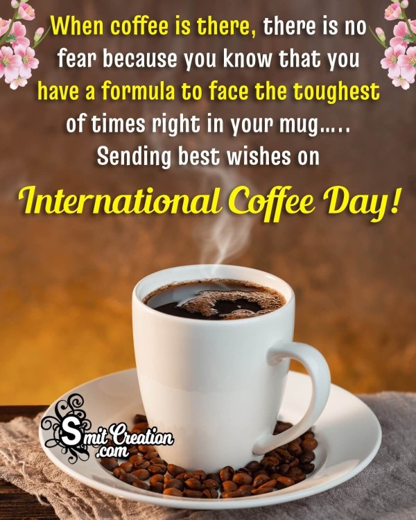 Internationl Coffee Day Wish Photo
