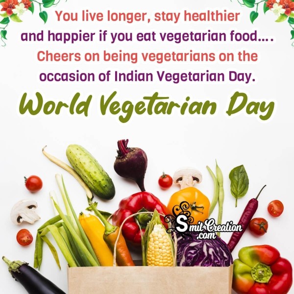World Vegetarian Day Quote Pic