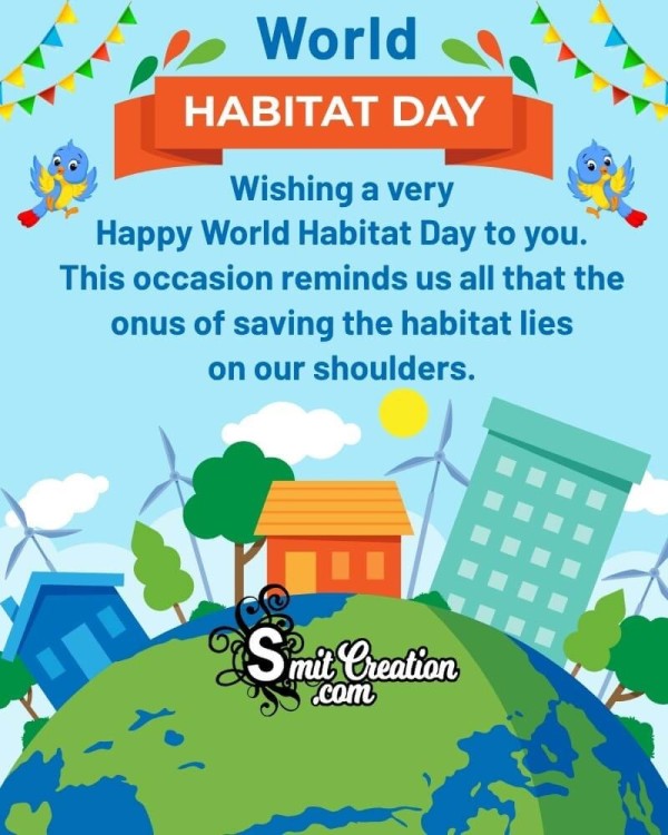 World Habitat Day Wish Photo