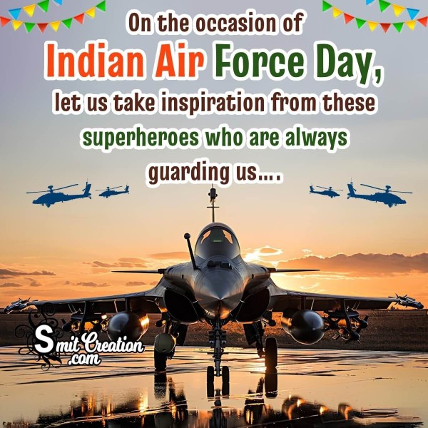 Indian Air Force Day Quote Pic