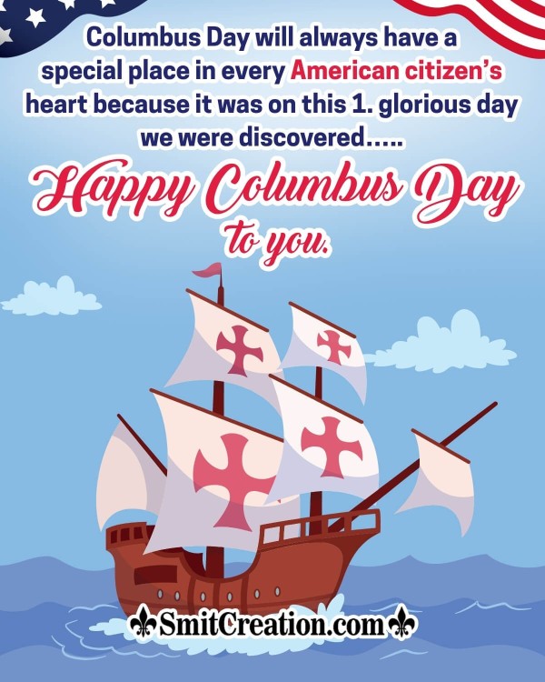 Columbus Day Wishes, Messages, Quotes Images